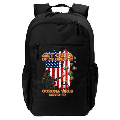 Get Out Of My Country Virus Pandemic Backpack