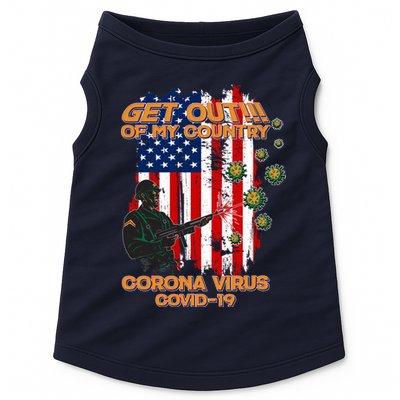 Get Out Of My Country Virus Pandemic Doggie Tank