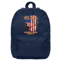 Get Out Of My Country Virus Pandemic 16 in Basic Backpack
