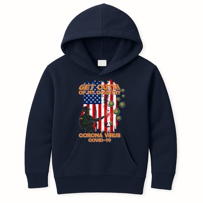 Get Out Of My Country Virus Pandemic Kids Hoodie