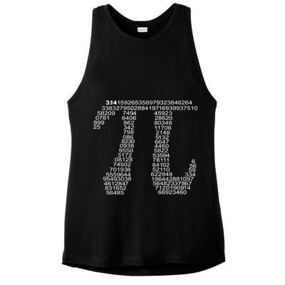 Get Pi Math Geek Ladies PosiCharge Tri-Blend Wicking Tank