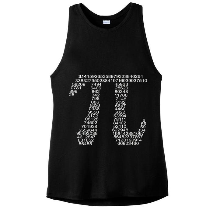 Get Pi Math Geek Ladies PosiCharge Tri-Blend Wicking Tank