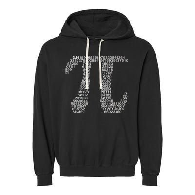 Get Pi Math Geek Garment-Dyed Fleece Hoodie