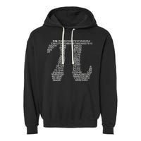 Get Pi Math Geek Garment-Dyed Fleece Hoodie
