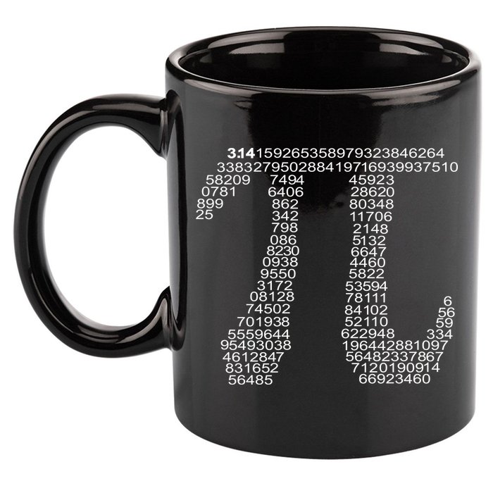 Get Pi Math Geek 11oz C Handle Ceramic Mug