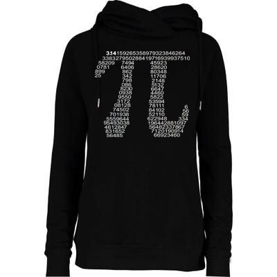 Get Pi Math Geek Womens Funnel Neck Pullover Hood