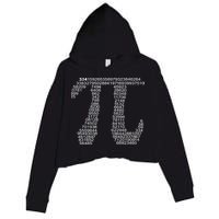 Get Pi Math Geek Crop Fleece Hoodie