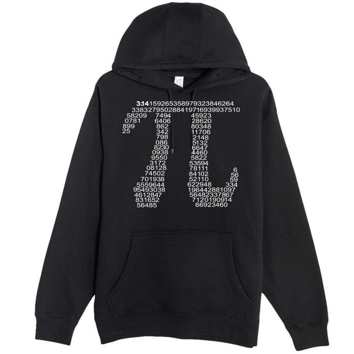 Get Pi Math Geek Premium Pullover Hoodie