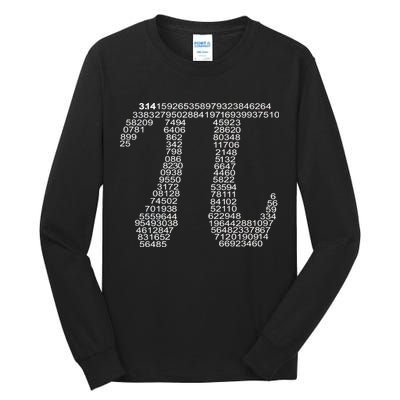 Get Pi Math Geek Tall Long Sleeve T-Shirt