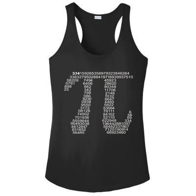 Get Pi Math Geek Ladies PosiCharge Competitor Racerback Tank