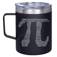 Get Pi Math Geek 12oz Stainless Steel Coffee Mug