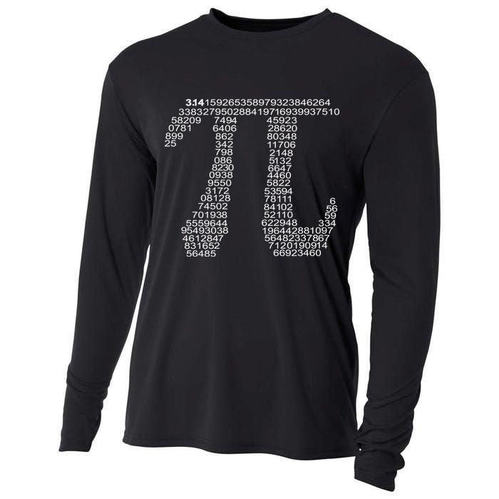 Get Pi Math Geek Cooling Performance Long Sleeve Crew