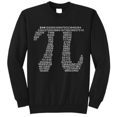 Get Pi Math Geek Tall Sweatshirt