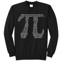 Get Pi Math Geek Tall Sweatshirt