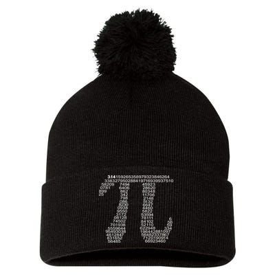Get Pi Math Geek Pom Pom 12in Knit Beanie