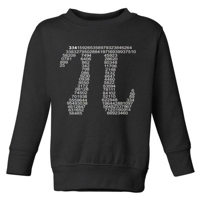Get Pi Math Geek Toddler Sweatshirt