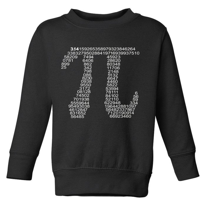 Get Pi Math Geek Toddler Sweatshirt