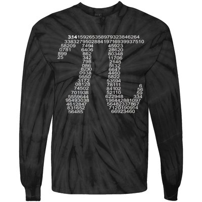 Get Pi Math Geek Tie-Dye Long Sleeve Shirt