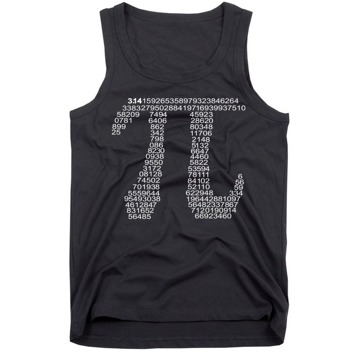 Get Pi Math Geek Tank Top