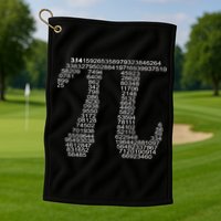 Get Pi Math Geek Golf Towel