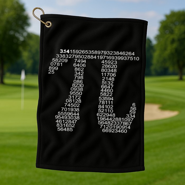 Get Pi Math Geek Golf Towel