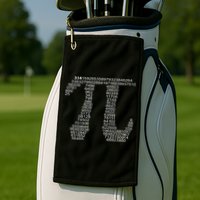 Get Pi Math Geek Golf Towel