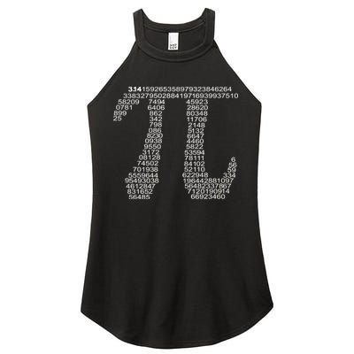 Get Pi Math Geek Women's Perfect Tri Rocker Tank