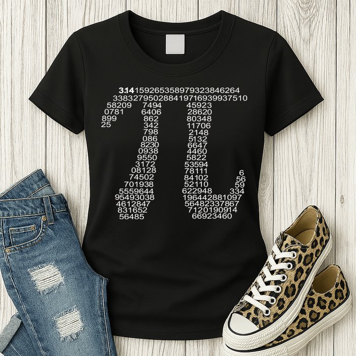 Get Pi Math Geek Womens T-Shirt