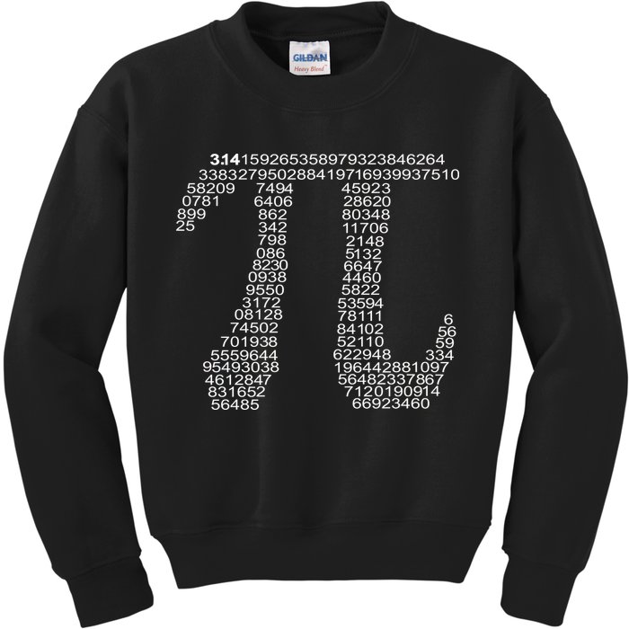 Get Pi Math Geek Kids Sweatshirt