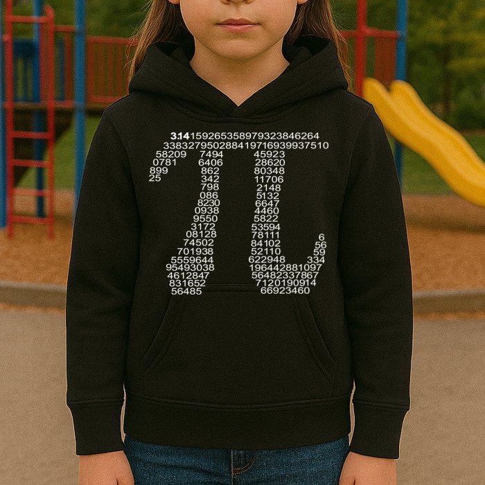 Get Pi Math Geek Kids Hoodie