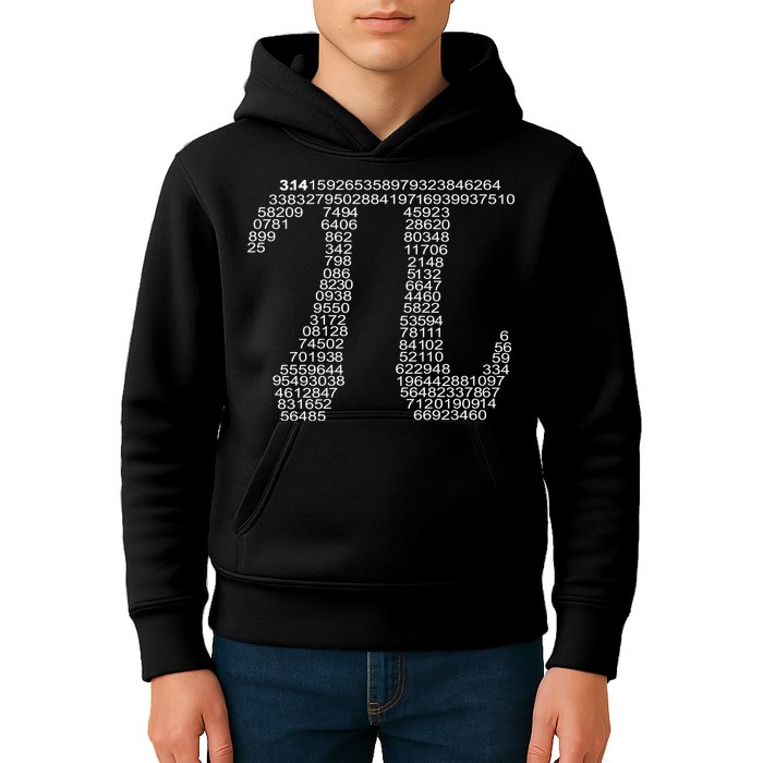 Get Pi Math Geek Kids Hoodie