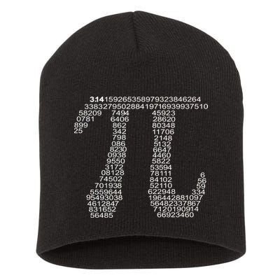 Get Pi Math Geek Short Acrylic Beanie