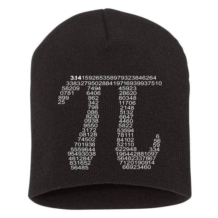 Get Pi Math Geek Short Acrylic Beanie