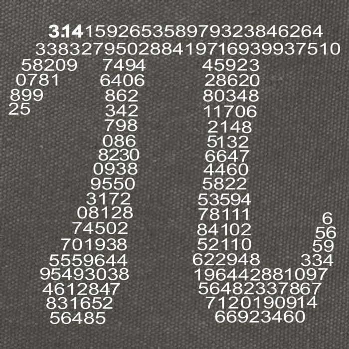 Get Pi Math Geek Cotton Canvas Backpack