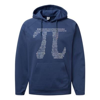 Get Pi Math Geek Performance Fleece Hoodie