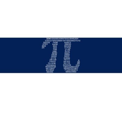 Get Pi Math Geek Bumper Sticker