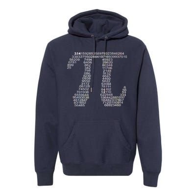 Get Pi Math Geek Premium Hoodie