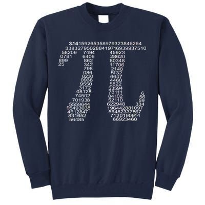 Get Pi Math Geek Tall Sweatshirt