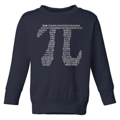 Get Pi Math Geek Toddler Sweatshirt