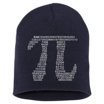 Get Pi Math Geek Short Acrylic Beanie