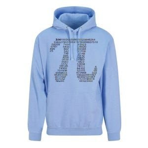 Get Pi Math Geek Unisex Surf Hoodie