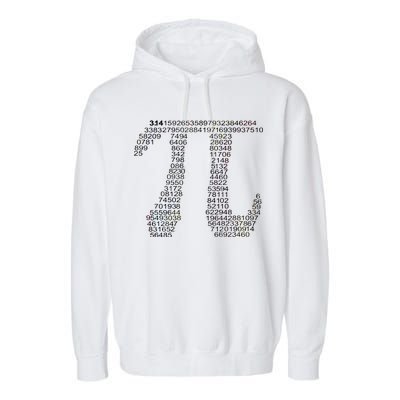 Get Pi Math Geek Garment-Dyed Fleece Hoodie