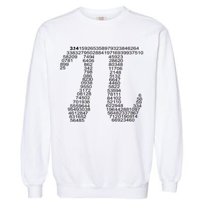Get Pi Math Geek Garment-Dyed Sweatshirt