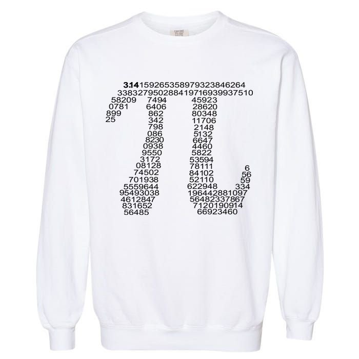 Get Pi Math Geek Garment-Dyed Sweatshirt