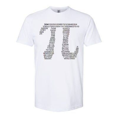 Get Pi Math Geek Softstyle® CVC T-Shirt