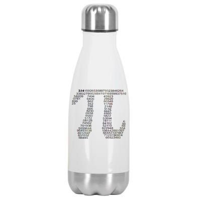 Get Pi Math Geek Stainless Steel Insulated Water Bottle