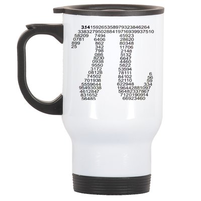 Get Pi Math Geek Stainless Steel Travel Mug