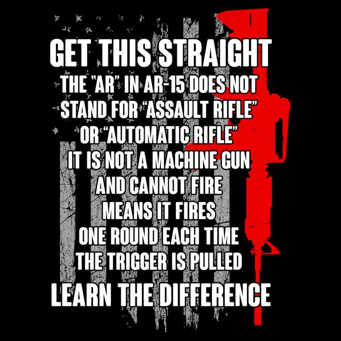 Get This Straight AR-15 US Flag Drawstring Bag