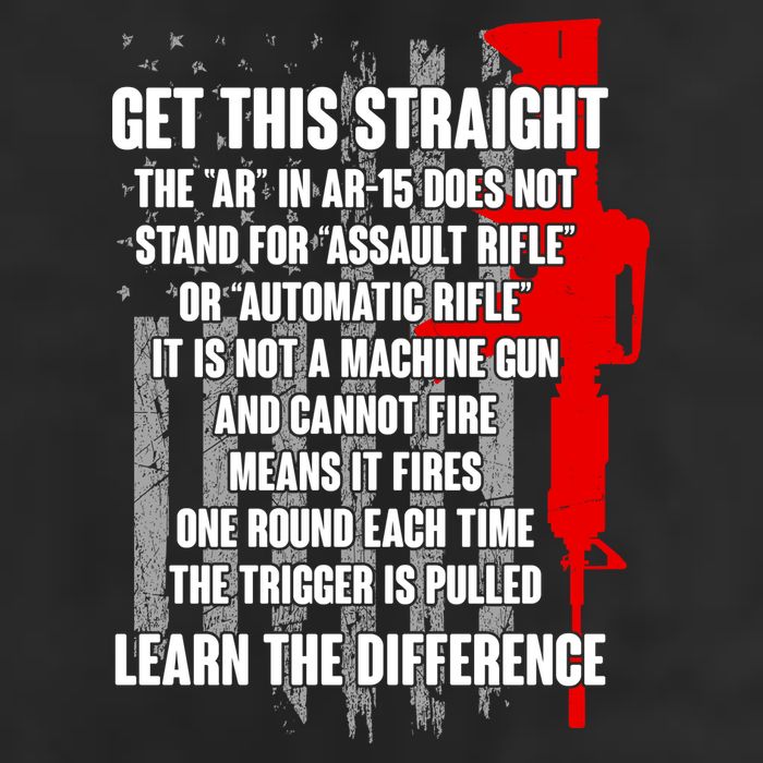 Get This Straight AR-15 US Flag Tumbler