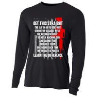 Get This Straight AR-15 US Flag Cooling Performance Long Sleeve Crew